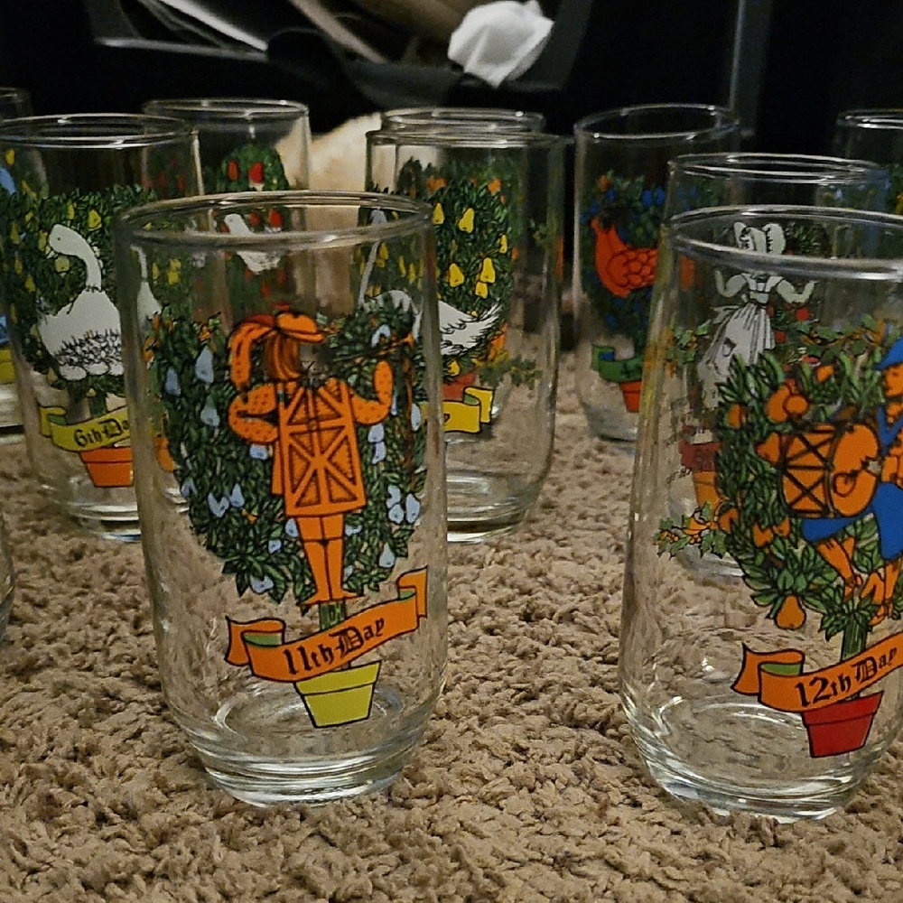 Anchor Hocking Colorful Glass Set